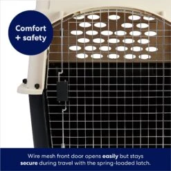 Frisco Plastic Dog & Cat Kennel, Almond & Black 13 Frisco Plastic Dog & Cat Kennel, Almond & Black -The Pet Haven Shop 120138 PT4. AC SS1800 V1667229308