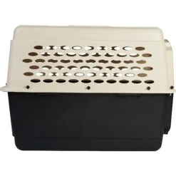 Frisco Plastic Dog & Cat Kennel, Almond & Black 14 Frisco Plastic Dog & Cat Kennel, Almond & Black -The Pet Haven Shop 120138 PT5. AC SS1800 V1554383939
