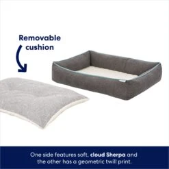 Frisco Sherpa Orthopedic Bolster Cat & Dog Bed 11 Frisco Sherpa Orthopedic Bolster Cat & Dog Bed -The Pet Haven Shop 144819 PT2. AC SS1800 V1682976333