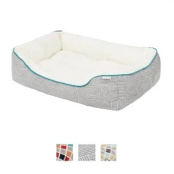 Frisco Sherpa Rectangular Bolster Cat & Dog Bed 9 Frisco Sherpa Rectangular Bolster Cat & Dog Bed -The Pet Haven Shop 144851 PT2. AC SS1800 V1566404560