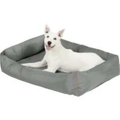 Frisco Rectangular Bolster Dog Bed W/Removable Cover, Dark Gray 10 Frisco Rectangular Bolster Dog Bed W/Removable Cover, Dark Gray -The Pet Haven Shop 144865 PT4. AC SS1800 V1578443251
