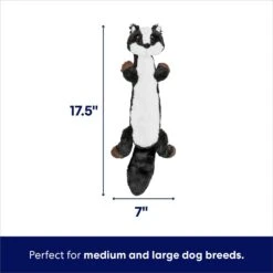 Frisco Skunk Skinny Plush Squeaky Dog Toy -The Pet Haven Shop 147047 PT1. AC SS1800 V1695659156