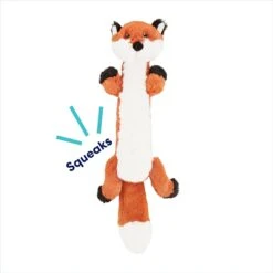 Frisco Fox Skinny Plush Squeaky Dog Toy -The Pet Haven Shop 147049 PT2. AC SS1800 V1691776572