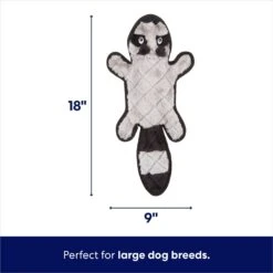 Frisco Raccoon Stuffing-Free Flat Plush Squeaky Dog Toy -The Pet Haven Shop 147071 PT1. AC SS1800 V1692826085