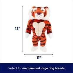 Frisco Tiger Muscle Plush Squeaky Dog Toy 9 Frisco Tiger Muscle Plush Squeaky Dog Toy -The Pet Haven Shop 147080 PT1. AC SS1800 V1695670749