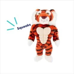 Frisco Tiger Muscle Plush Squeaky Dog Toy 10 Frisco Tiger Muscle Plush Squeaky Dog Toy -The Pet Haven Shop 147080 PT2. AC SS1800 V1695670751