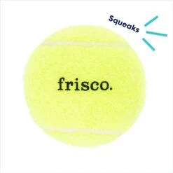 Frisco Fetch Squeaky Tennis Ball Dog Toy -The Pet Haven Shop 152803 PT2. AC SS1800 V1691776693