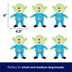 Frisco Flying Saucer & Aliens Hide & Seek Puzzle Plush Squeaky Dog Toy 10 Frisco Flying Saucer & Aliens Hide & Seek Puzzle Plush Squeaky Dog Toy -The Pet Haven Shop 152812 PT2. AC SS1800 V1691776643
