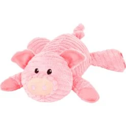 Best Seller 5 Frisco Corduroy Plush Squeaking Pig Dog Toy