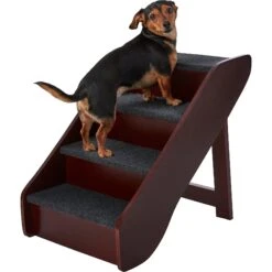 Frisco Deluxe Foldable Wooden Carpeted Cat & Dog Stairs -The Pet Haven Shop 156781 PT4. AC SS1800 V1569621467