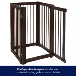 Frisco Deluxe Configurable 4-Panel Wood Dog Gate 14 Frisco Deluxe Configurable 4-Panel Wood Dog Gate -The Pet Haven Shop 156793 PT5. AC SS1800 V1671203001