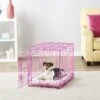 Frisco Fold & Carry Single Door Collapsible Wire Dog Crate, Pink -The Pet Haven Shop 160806 MAIN. AC SS1800 V1598642758