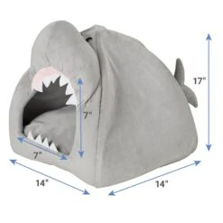 Frisco Novelty Shark Covered Cat & Dog Bed 11 Frisco Novelty Shark Covered Cat & Dog Bed -The Pet Haven Shop 165339 PT3. AC SS1800 V1627580569