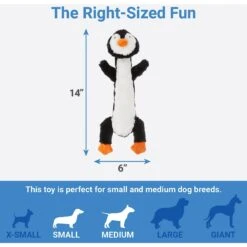 Frisco Penguin Skinny Plush Squeaky Dog Toy -The Pet Haven Shop 174707 PT1. AC SS1800 V1574719135