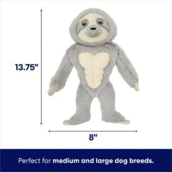 Frisco Sloth Muscle Plush Squeaky Dog Toy -The Pet Haven Shop 174715 PT1. AC SS1800 V1692020077