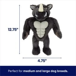 Frisco Rhino Muscle Plush Squeaky Dog Toy 9 Frisco Rhino Muscle Plush Squeaky Dog Toy -The Pet Haven Shop 174719 PT1. AC SS1800 V1691783910