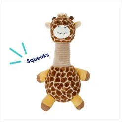 Frisco Giraffe Bobberz Plush Squeaky Dog Toy -The Pet Haven Shop 174739 PT2. AC SS1800 V1695748840