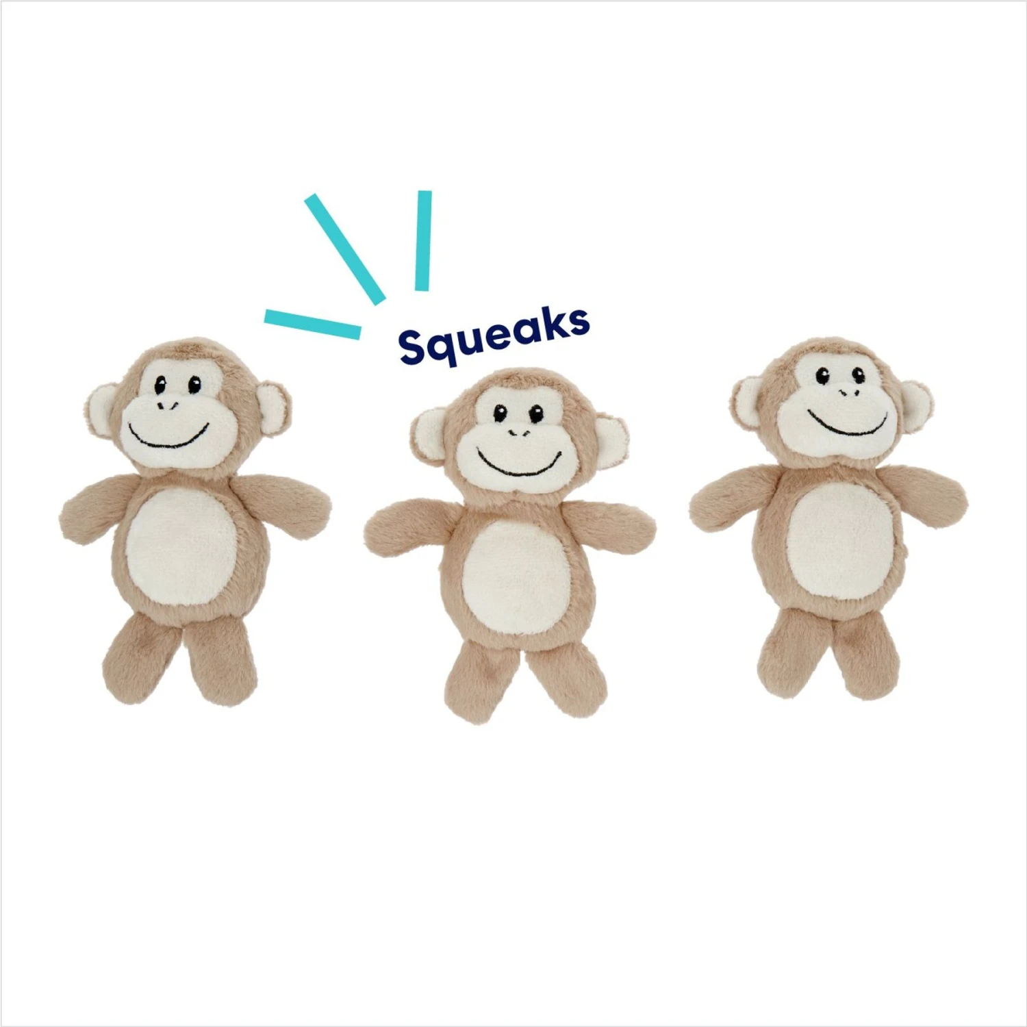 Frisco Monkeys In Tree Hide & Seek Puzzle Plush Squeaky Dog Toy Refills 5 Frisco Monkeys In Tree Hide & Seek Puzzle Plush Squeaky Dog Toy Refills - Image 3
