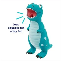 Frisco Dinosaur Latex Squeaky Dog Toy -The Pet Haven Shop 174770 PT2. AC SS1800 V1686579574