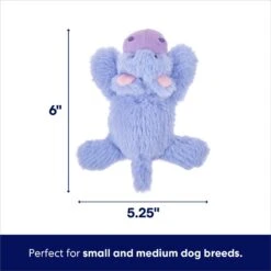 Frisco Hippo Plush Squeaky Dog Toy -The Pet Haven Shop 175407 PT1. AC SS1800 V1695748414