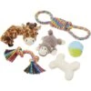 Frisco Jungle Pals Plush & Rope Variety Pack Dog Toy -The Pet Haven Shop 177819 Main. AC SS1800 V1573143796
