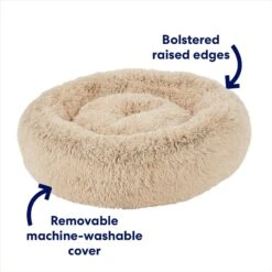 Frisco Eyelash Cat & Dog Bolster Bed -The Pet Haven Shop 210771 PT2. AC SS1800 V1671203004