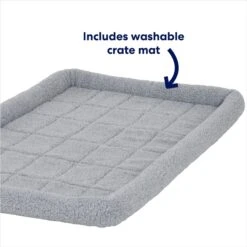 Frisco Fold & Carry Double Door Collapsible Wire Dog Crate & Mat Kit -The Pet Haven Shop 212633 PT3. AC SS1800 V1674157582