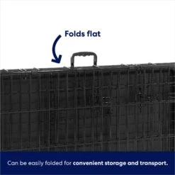 Frisco Fold & Carry Double Door Collapsible Wire Dog Crate & Mat Kit -The Pet Haven Shop 212633 PT6. AC SS1800 V1667229279