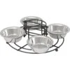 Frisco Multi Pet Feeding 4-Bowls Stainless Steel Dog & Cat Bowls, 0.5 Cup 1 Frisco Multi Pet Feeding 4-Bowls Stainless Steel Dog & Cat Bowls, 0.5 Cup -The Pet Haven Shop 213787 MAIN. AC SS1800 V1598450204