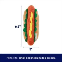 Frisco Hotdog Plush Squeaky Dog Toy -The Pet Haven Shop 213820 PT1. AC SS1800 V1695748839
