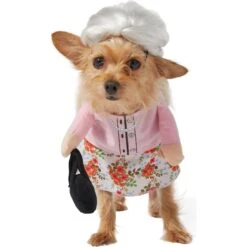 Frisco Front Walking Granny Dog & Cat Costume -The Pet Haven Shop 215577 PT4. AC SS1800 V1625077372