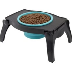 Frisco Elevated Collapsible Travel Bowl -The Pet Haven Shop 216013 PT2. AC SS1800 V1591020373