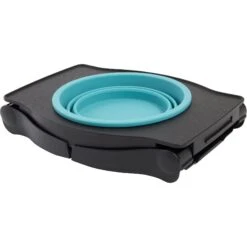 Frisco Elevated Collapsible Travel Bowl -The Pet Haven Shop 216013 PT3. AC SS1800 V1591020376