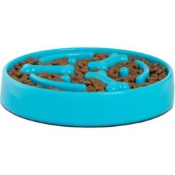 Frisco Bone Shaped Ridges Slow Feed Bowl -The Pet Haven Shop 216041 PT3. AC SS1800 V1591020674