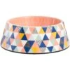 Frisco Colorful Geometric Melamine Bowl -The Pet Haven Shop 216054 MAIN. AC SS1800 V1591020748