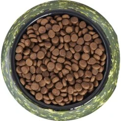 Frisco Camo Paint Splashed Melamine Bowl -The Pet Haven Shop 216066 PT4. AC SS1800 V1591021014
