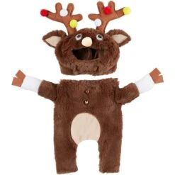 Frisco Front Walking Reindeer Dog & Cat Costume, 1 Count -The Pet Haven Shop 228790 PT5. AC SS1800 V1636743459