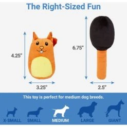 Frisco Retro Smack-a-Squirrel Hide & Seek Puzzle Plush Squeaky Dog Toy -The Pet Haven Shop 230313 PT2. AC SS1800 V1599945055