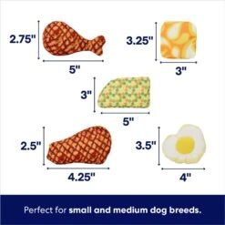 Frisco Microwave Dinner Interactive Plush Squeaky Dog Toy -The Pet Haven Shop 230343 PT2. AC SS1800 V1695748358