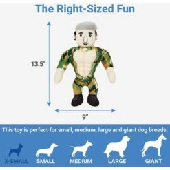 Frisco Retro Camo Hero Muscle Plush Squeaky Dog Toy 6 Frisco Retro Camo Hero Muscle Plush Squeaky Dog Toy -The Pet Haven Shop 230375 PT1. AC SS1800 V1599943559