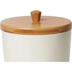 Frisco Melamine Dog & Cat Treat Jar With Bamboo Lid -The Pet Haven Shop 232068 PT2. AC SS1800 V1605110573