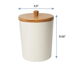 Frisco Melamine Dog & Cat Treat Jar With Bamboo Lid -The Pet Haven Shop 232068 PT6. AC SS1800 V1605758600