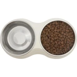 Frisco Stainless Steel Double Dog Bowls With Melamine Stand 9 Frisco Stainless Steel Double Dog Bowls With Melamine Stand -The Pet Haven Shop 232092 PT3. AC SS1800 V1605142922