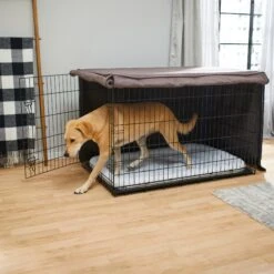 Frisco Crate Cover, Gray -The Pet Haven Shop 234096 PT6. AC SS1800 V1604414824