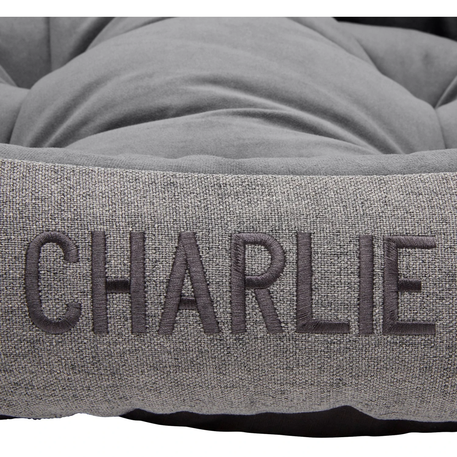 Frisco Rectangular Personalized Bolster Dog Bed W/Removable Cover 6 Frisco Rectangular Personalized Bolster Dog Bed W/Removable Cover - Image 4