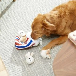 Frisco Zoomies & Chill Popcorn Hide & Seek Puzzle Plush Squeaky Dog Toy -The Pet Haven Shop 241679 PT6. AC SS1800 V1610756768