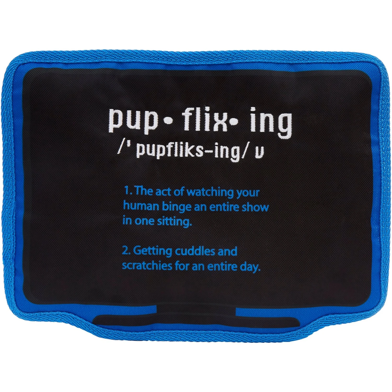 Frisco Zoomies & Chill TV Flat Plush Squeaky Dog Toy 5 Frisco Zoomies & Chill TV Flat Plush Squeaky Dog Toy - Image 3