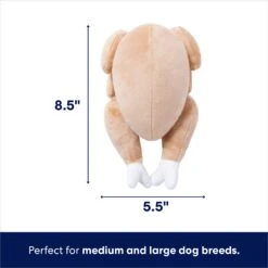 Frisco Holiday Turkey 2-in-1 Plush Squeaky Dog Toy -The Pet Haven Shop 244925 PT2. AC SS1800 V1695045679