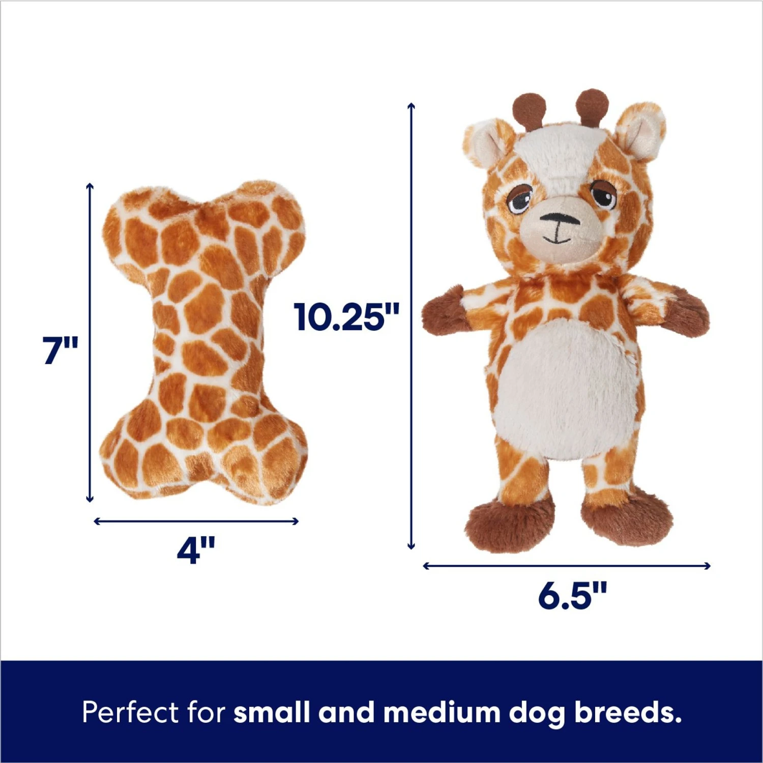 Frisco Giraffe Plush Squeaky Puppy Toy 4 Frisco Giraffe Plush Squeaky Puppy Toy - Image 2