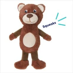 Frisco Bear Plush Squeaky Dog Toy -The Pet Haven Shop 245924 PT2. AC SS1800 V1695761147